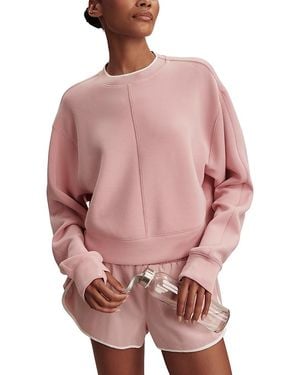 Varley Tasmin Cropped Sweatshirt - Pink