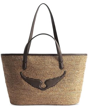 Zadig & Voltaire Le Wings Medium Basket Bag - Brown
