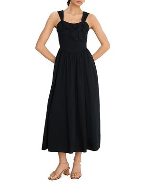 NIC+ZOE Applique Eloise Dress - Black