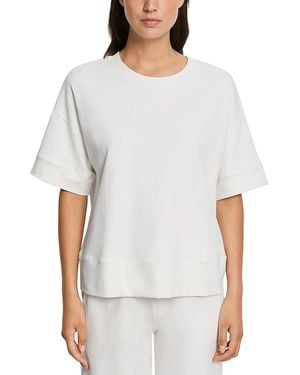 Hanro Natural Living Short Sleeve Sweatshirt - White