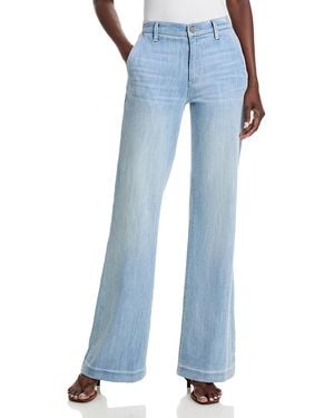 Kobi Halperin Eden High Rise Wide Leg Jeans - Blue