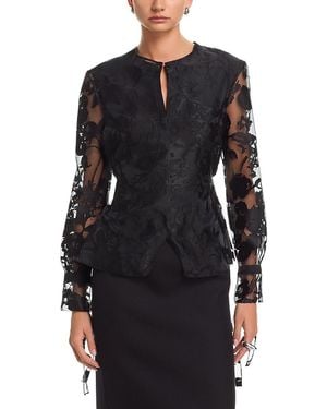 McQueen Long Sleeve Top - Black
