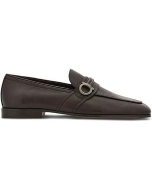 Ferragamo Saddle Loafers - Black