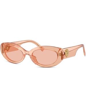 Dolce & Gabbana Oval Sunglasses, 53Mm - Pink