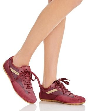 McQueen Lace Up Sneakers - Red