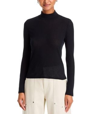 FRAME The Shadow Cotton Turtleneck - Blue