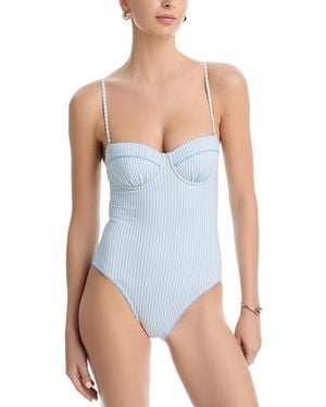 Solid & Striped The Alma One Piece Swimsuit - Blue