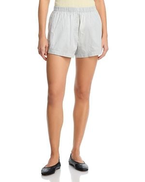 Leset Yoshi Stripe Boxer Shorts - White