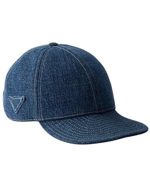 Prada Denim Baseball Cap - Blue