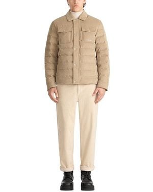Mackage Cohen Corduroy Quilted Down Jacket - Natural