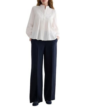 Hobbs Alessia Linen Pants - White