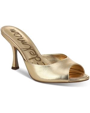 Sam Edelman Jeanie Mule Sandals - Metallic
