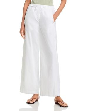 Theory Wide Leg Pants - White