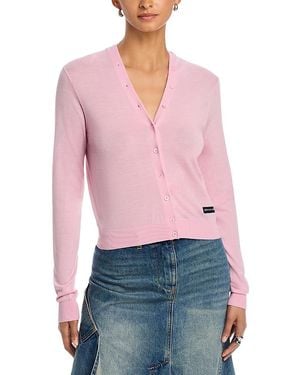 Alexander Wang Continuous Buttons Cardigan - Red