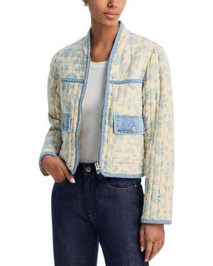 Blank NYC Quilted Jacket - Blue