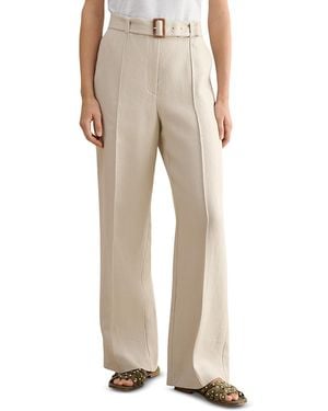 Hobbs Zainah Linen Pants - Natural