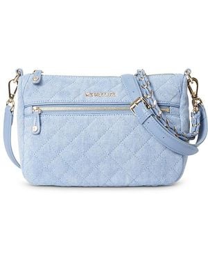 MZ Wallace Denim Crosby Ella Small Crossbody - Blue