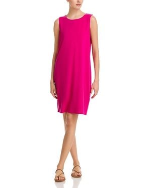 Eileen Fisher Stretch Jersey Knit Tank Dress - Pink