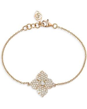 Piranesi 18K Rose Fiore Bracelet With Diamonds, 0.77 Tcw - Metallic