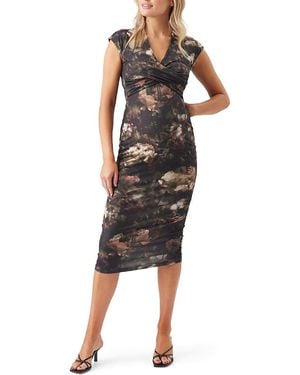 Ripe Maternity Vella Nursing Dress - Black