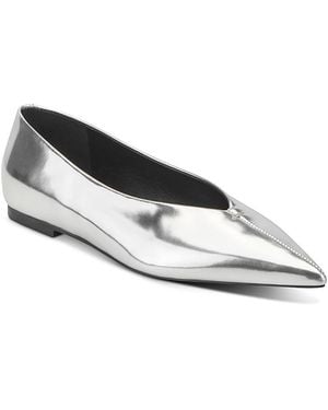 Marc Fisher Casee Pointed Flats - White