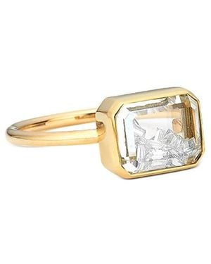Moritz Glik 18K Diamond Esmeralda Shaker Ring - White