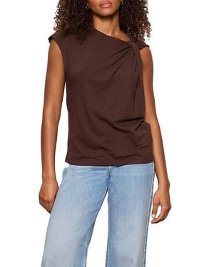 Sanctuary So Twisted Muscle Tee - Brown