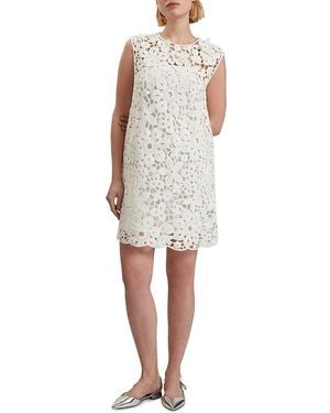 Ted Baker Miikka Crochet Knit Mini Dress - White