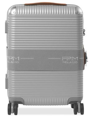 Fpm Milano Bank Zip Deluxe Carry On Suitcase - Gray