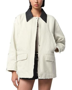 Apparis Clive Canvas Workwear Jacket - White