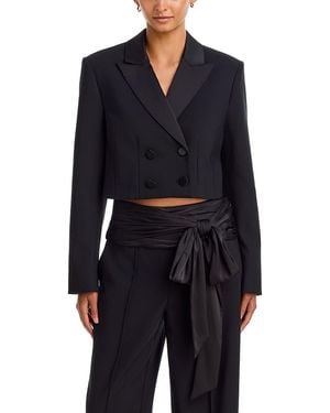 Cinq À Sept Romilly Cropped Jacket - Blue