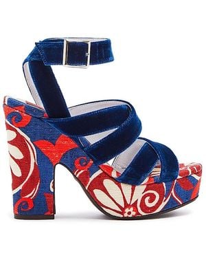 La DoubleJ Medal Wedge - Blue