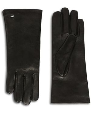 Weekend by Maxmara Wkasenapeshort Leather Gloves - Black