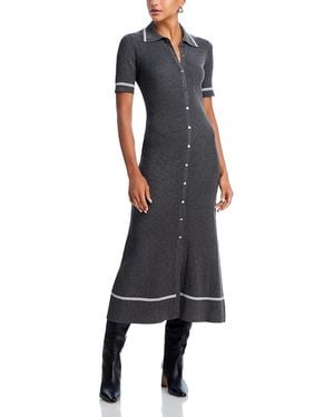 Rag & Bone Kassy Midi Polo Dress - Blue