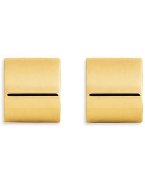 TOTEME Petite Signature Hoop Earrings - Metallic