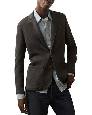 Faherty Inlet Slim Fit Knit Blazer - Black