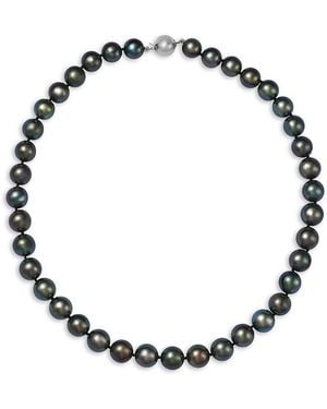 Bloomingdale's Fine Collection Tahitian Pearl Necklace - Black