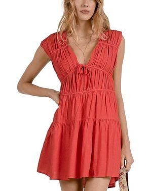 Elan Tiered Mini Dress
