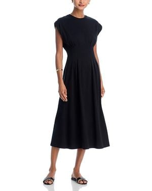 FRAME The Jersey Nipped Dress - Black