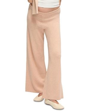 Ingrid & Isabel Sweater Maternity Pants - Natural