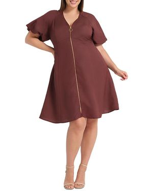Estelle Heather Dress - Red