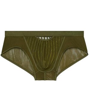 Hom Woh Personal Allure Mini Briefs - Green