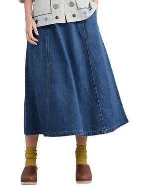 Seasalt Cornwall Restharrow Skirt - Blue