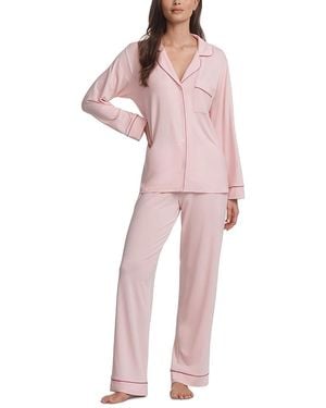 Eberjey Gisele Tencel Modal Long Pj Set - Pink