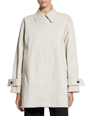 Theory Sleek A Line Trench Coat - White