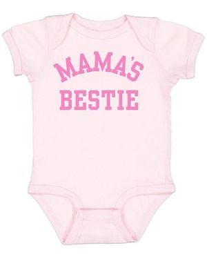 Sweet Wink Mama's Bestie Bubblegum Short Sleeve Bodysuit - Pink