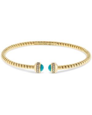 Alberto Milani 18K Diamond & Via Giardino Tubogas Small Rope Bracelet - White