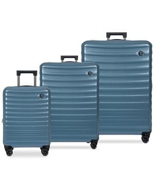 Bric's By Nausicaa 3 Pc Spinner Suitcase Set - Blue