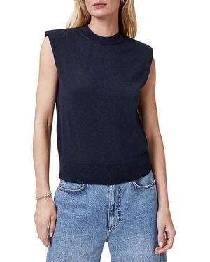 AllSaints Kayla Wool Sleeveless Sweater - Blue
