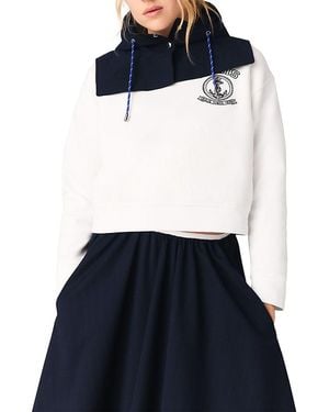 Maje Sailor Print Sweatshirt - Blue